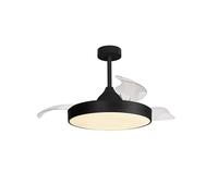 MANTRA - Ventilador de techo ALASKA 60W negro 2700K-5000K 3300 Lm