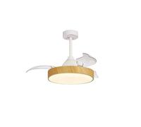 Mantra - Ventilador de techo LED ALASKA Mini 45W madera 2700K-5000K 2500 Lm