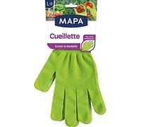 Mapa Cueillette - Guante de jardinería (poliamida, ultrasuave, cerdas antideslizantes, talla 8/L, 1 unidades)