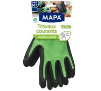 Mapa - Guantes de jardinería multiusos de fibras recicladas, flexibles y resistentes, talla M