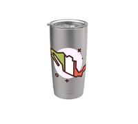 Mapa México Orgulloso mexicano Vaso térmico de acero inoxidable de doble pared