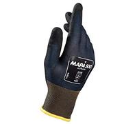 MAPAÑO® Profesional Ultrane Grip and Proof Talla 6 Guantes - Grande, Azul Oscuro/Negro (Pack de 2)