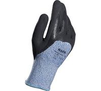 MAPAP Professional Krynit 582 - Guantes de protección (2 unidades), color azul y negro, 9, Blau/Schwaz, 2