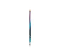 Maped - 12 lápices de grafito con punta de borrador Nightfall - 1 caja de 12 lápices grises - Plomo HB resistente