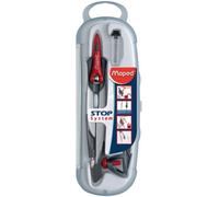 Maped 196100 compás aluminio, negro, rojo