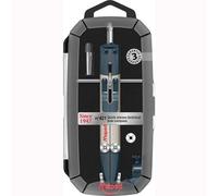 Maped 421 - Bigotera Compás Técnico de Apertura Rápida, Micrométrico en Metal, 34 cm de Diámetro Máximo - Precisión y Robustez para Dibujo Técnico