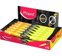 Maped 734135 marcador 12 pieza(s) punta de cincel amarillo, naranja