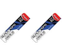 Maped - Accesorios para Portaminas - Estuches de Minas Black Peps - 12 Minas HB para Portaminas de 0,5 mm - Alto Polímero - Ofrecen Gran Resistencia - Sistema de Recarga Fácil (Paquete de 2)