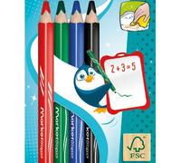 MAPED BLISTER 4 LAPICES PIZARRA PEPS WOOD FSC 100% + SACAPUNTAS LAPIZ PIZARRA
