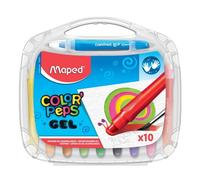 Maped Ceras de colores en gel para niños – 10 lápices retráctiles