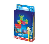 Maped color'peps long life - estuche de 15 rotuladores lavables con pu