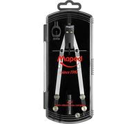 Maped – Compás con bigotera N1 421 – Ajuste rápido, tornillo micrométrico, 30 cm