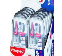 MAPED COMPAS MAPED STOP SYSTEM 5PZAS VARIOS PAPELERIA 2x6x17 Cms.