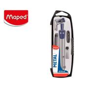 Maped Compás Start con Portaminas 0,5 mm en Estuche con 5 Piezas