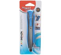Maped - Cúter Profesional - Zenoa Sensitiv - Cúter para Diestro - Diseño Azul y Negro - Bloqueo Automático de la Cuchilla - Corta Cuchillas Integrado - Cúter de Precisión de 9 mm
