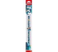 Maped Dragon - Regla de 30 cm Twist'n Flex Irrompible, Regla Escolar Flexible que se puede Doblar y Retorcer, Graduación de Alta Precisión, Material Escolar Resistente para Niños