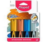MAPED Fluo Peps Metal Glitter Set de 12 unidades