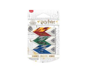 Maped - Goma de Borrar - Colección Harry Potter - Pack con 3 Unidades - Gomas de