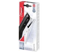 Maped - Grapadora de oficina - Essentials Metal Pinza 26/6 - Negra - Compatible con 24/6 y 26/6