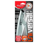 Maped - Grapadora de Oficina - Universal Pinza 26/6 - Grapadora Manual - Función Quitagrapas - Compatible con Grapas 24/6 y 26/6 - Profundidad de Grapado de 48 mm