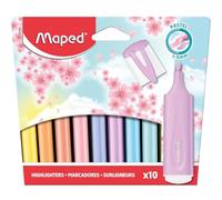 Maped HIGHLIGHTERS PASTEL X6 + HIGHLIGHTERS GLITTER x4'
