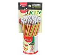 Maped Lápices de Grafito Bote x72 - Fomenta la Imaginación, Colores Madera Intensos - Perfecto para Aula y Casa