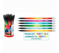 Maped – Lápices de grafito Colección Black Peps Energy – Bote