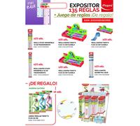 MAPED LOTE EXPOSITOR 135 REGLAS MAPED + REGLAS TWISTNFLEX REGALO ESCOLAR