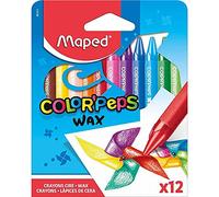 Maped Rotuladores de cera m861011 Color Peps Wax – 12 unidades