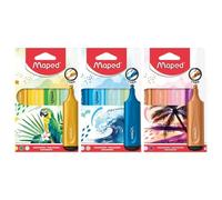 MAPED Marcador Fluor Pack de 4 Colores Surtidos