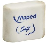 Maped - Material Escolar - Goma de Recambio para el DUO Sacapuntas + Goma Connect - Diseño Redondo - Fácil de Sustituir - Color Blanco - No Contiene PVC