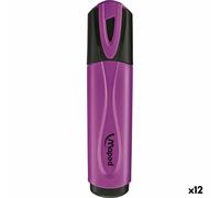 Maped - material escolar - subrayador classic - 12 subrayadores de col