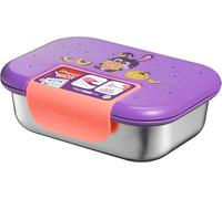 MAPED PICNIK Concept - Fiambrera Infantil Hermética, Tupper Escolar con 1 Compartimento, Caja de Almuerzo Sin BPA para Niños, Recipiente de Comida con Cierre Giratorio