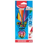 Maped - pinturas de madera - lápices strong de colores - pack de 12 p