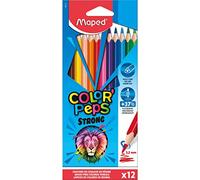 Maped - pinturas de madera - lápices strong de colores - pack de 12 p