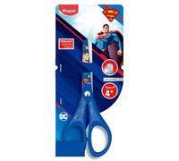 Maped Tijeras infantiles Pulse Superman – 13 cm, a partir de 4 años, puntas redondas, azul
