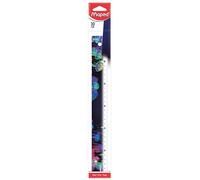 Maped - Regla de 30 cm Deepsea Paradise - Regla escolar decorada - Ergonómica y ligera - Triple decímetro con graduación en milímetros