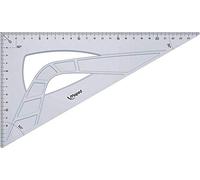Maped - Reglas Escolares - Cartabón Escolar 60° - Lado Mayor de 26 cm - Diseño Transparente con Graduaciones Impresas - Empuñadura Ergonómica - Ideal para Medir y Trazar al Mismo Tiempo