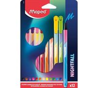 Maped - rotuladores de colores para niños - nightfall - 12 rotuladore