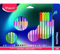 Maped - rotuladores de colores para niños - nightfall - 24 rotuladore