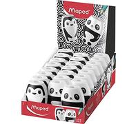Maped Sacapuntas Shaker Pandas y Pingüinos (Caja de 25 unidades, Mixto)