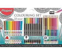 Maped Set de dibujo mandalas 33 piezas colores surtidos