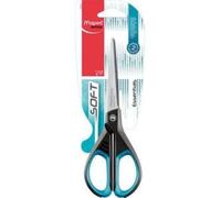 Maped - tijeras de oficina - essentials soft simétrica 17 cm - hojas