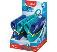 Maped - Tijeras Escolares - Kidi Pulse - Tijeras Infantiles - Ideal para Aprender a Cortar - No Conducen la Electricidad - No Cortan la Piel ni el Cabello - Material Escolar