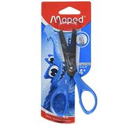 Maped - Tijeras Esenciales con Puntas Redondas 13 cm - Infantiles con Anillos Ergonómicos - Cuchillas Graduadas en cm - Escolares a partir de 4 años - Para Guardería y Primaria