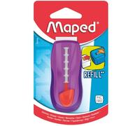 Maped Universal Gom Stick - Goma de goma protegida y recargable, color morado