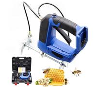 Máquina agitadora eléctrica con marco de abeja, herramienta de agitación portátil de colmena con 4 velocidades ajustables, 150 W, inalámbrica para apicultores