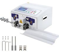 Máquina automática de pelado de cables, 300V, máquina de pelado y desincrustación de cables controlada por ordenador, herramienta de pelado de cables con sistema de enderezado y placa de recolección p
