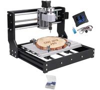 Máquina CNC con funciones de grabado, fresado y corte láser, diseño compacto, control táctil y potencia de 20W
