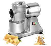 Máquina Comercial ralladora de Queso de Acero Inoxidable 304, Motor Potente de 550W, Alta producción de 40 kg/h para rallar parmesano, Chocolate y nueces